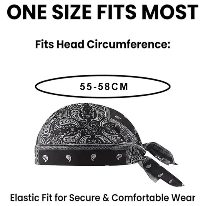 Nouveau bonnet bandana tendance avec imprimé cachemire