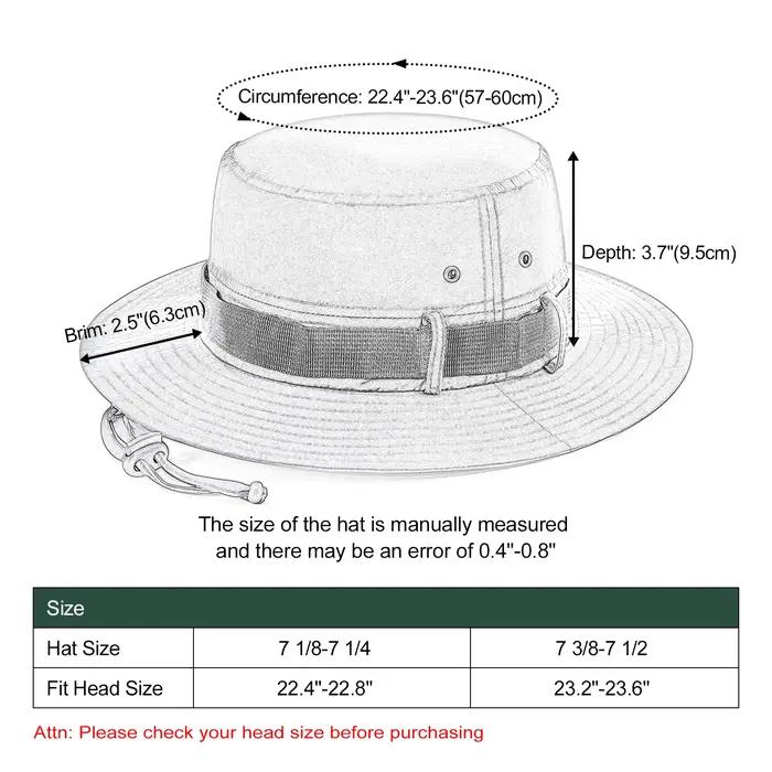 BOTVELA Chapeau seau imperméable avec mentonnière