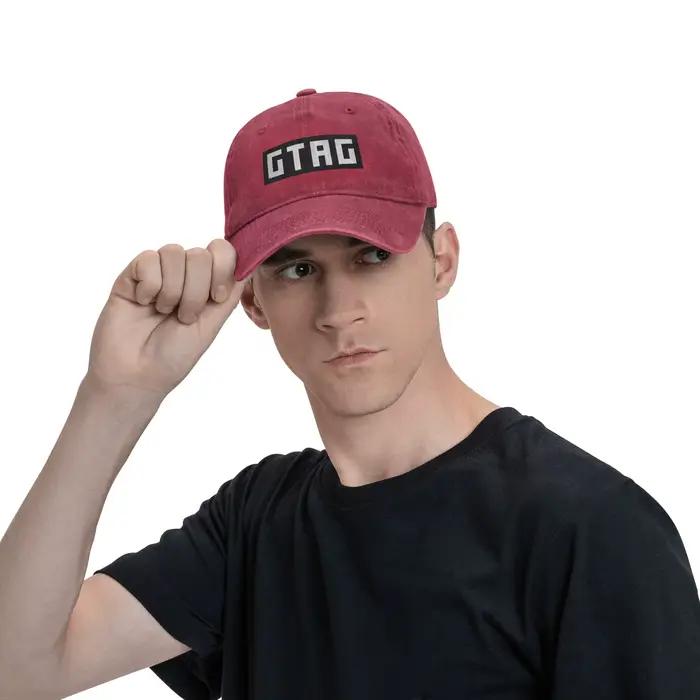 Casquette en jean décontractée avec logo non officiel Gorilla Tag "GTAG"