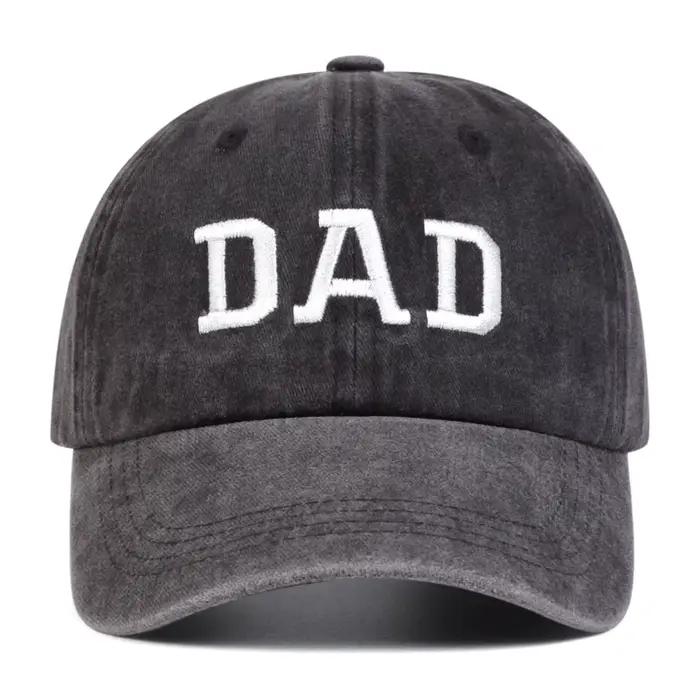 DAD MOM Chapeau de baseball brodé rétro sport décontracté langue de canard