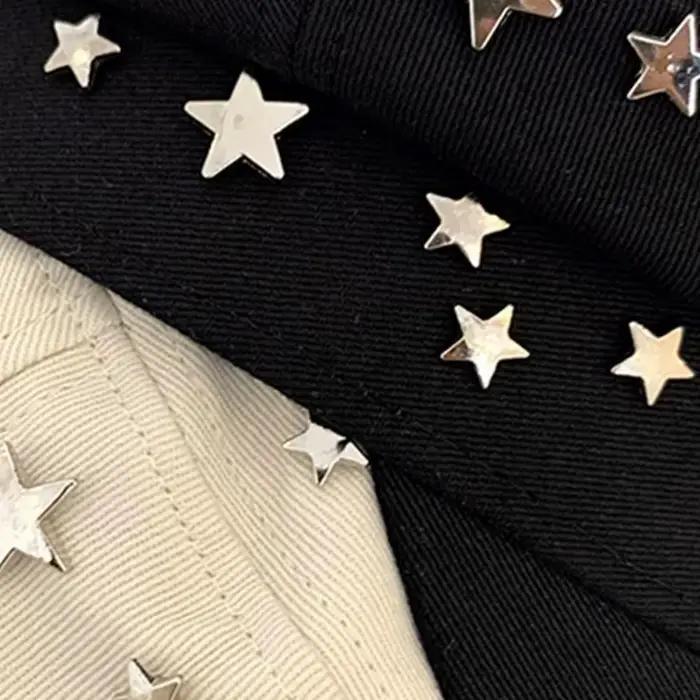 Béret sport avec rivets étoiles vintage pour homme et femme occasionnellement artistique et créative