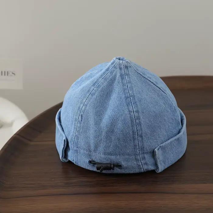Chapeau de jean Doris à broderie urbaine pour enfants