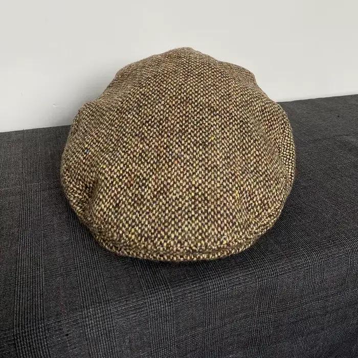 Casquette de journal épaisse bleu marine pour hommes