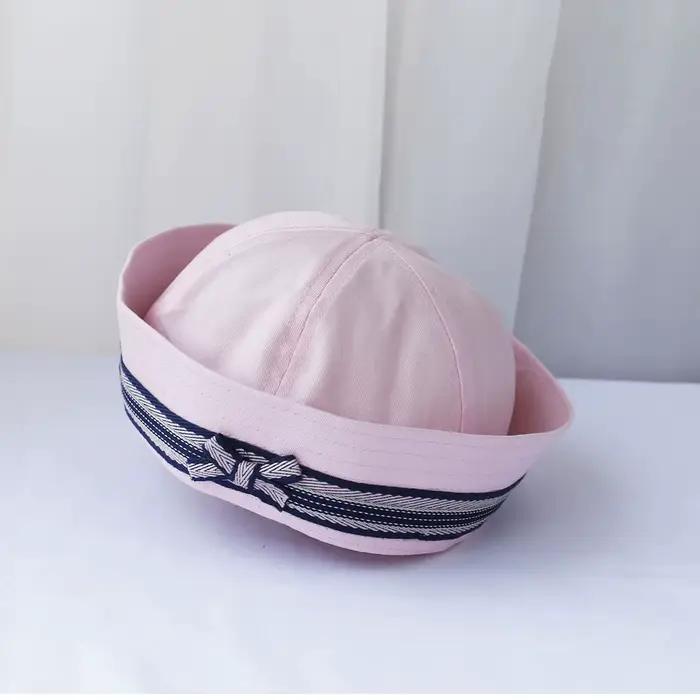 Chapeau militaire de style académique de vol bleu marine pour les femmes
