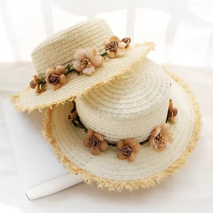 Chapeau de soleil pour femme et enfant