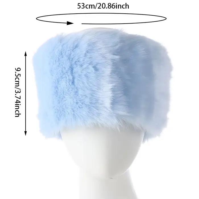 Cache-oreilles en fausse fourrure moelleuse pour femmes, chapeau d'hiver décontracté, accessoire de ski et randonnée en plein air, doux et élégant