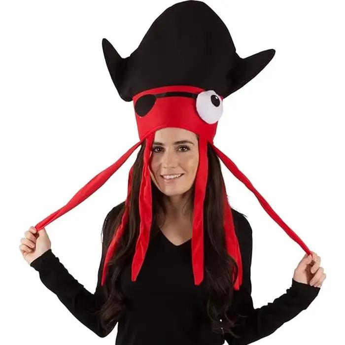 Chapeaux de pirate, casquette pieuvre