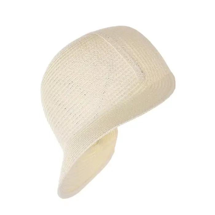 Chapeau de paille tressé artisanal avec sangle réglable pour femmes et hommes, parfait pour les garden parties, mariages victoriens et événements cosplay