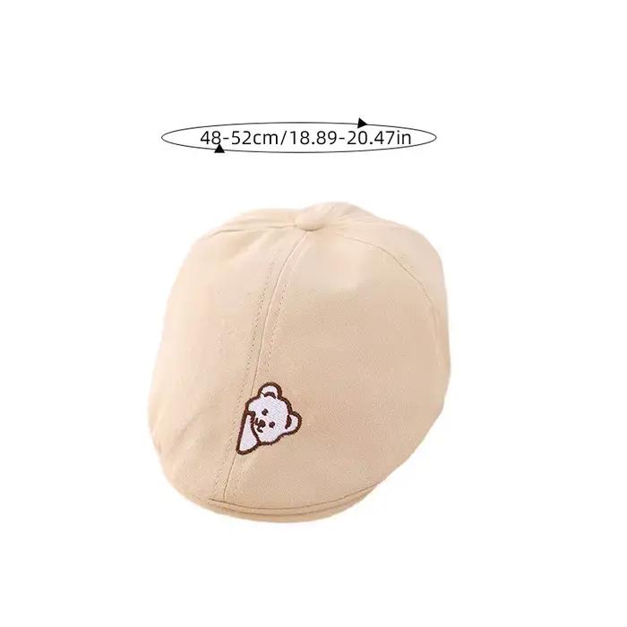 Béret d'été pour bébé, casquette coréenne ours pour enfants