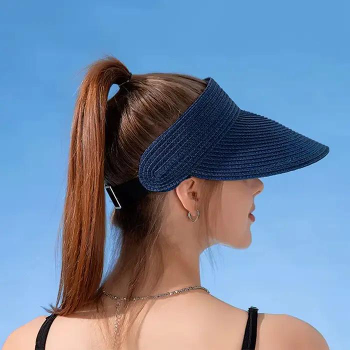 Casquettes à visière supérieure vide Anti-UV pour femmes