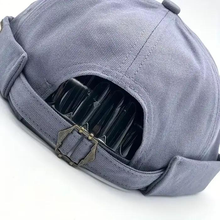 Casquette dôme Melon vintage unisexe polyester pour hommes et femmes style hip hop occassions extérieures toutes saisons ajustable et pliable