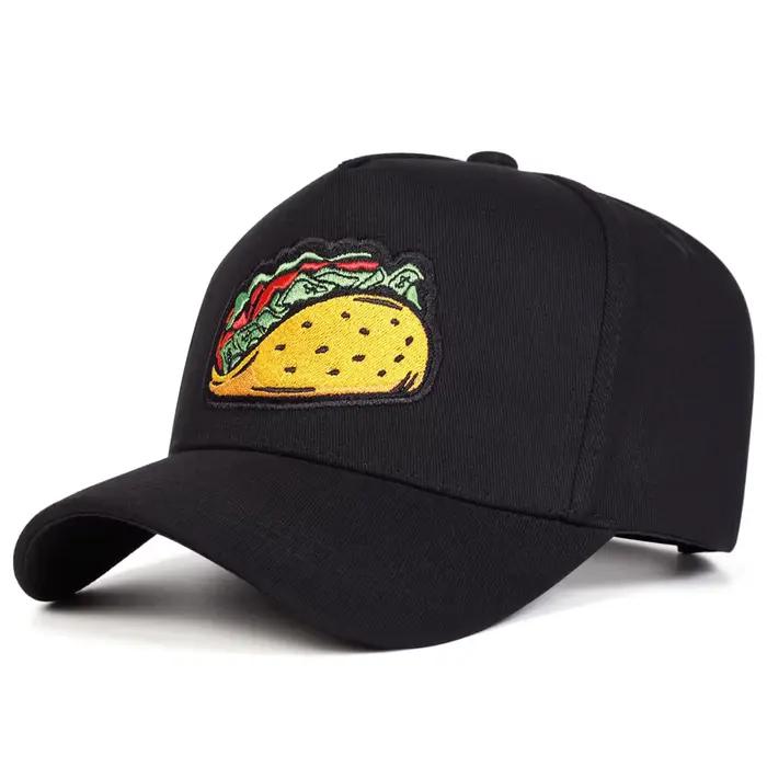 Casquettes de baseball unisexes brodées Taco