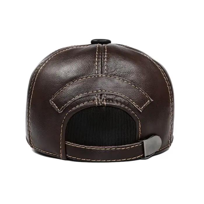 Casquette de Baseball en Cuir group pour Homme
