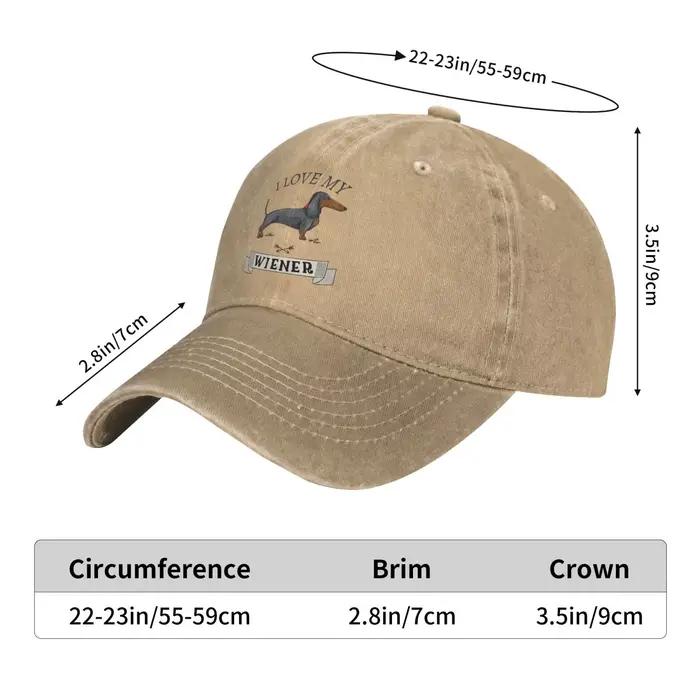Teckel Weiner Dog Hat for Men and Women