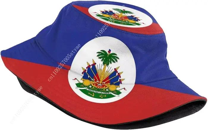 Chapeau Seau Drapeau Haïtien Unisexe Polyvalent Pour Hommes Femmes Occasions Spéciales Activités Plein Air