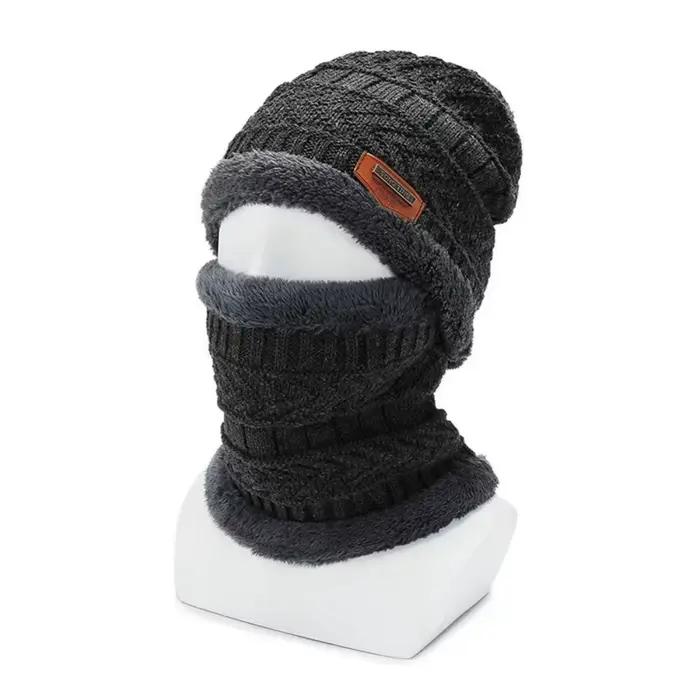 Ensemble chapeaux et écharpes d'hiver pour garçons et filles