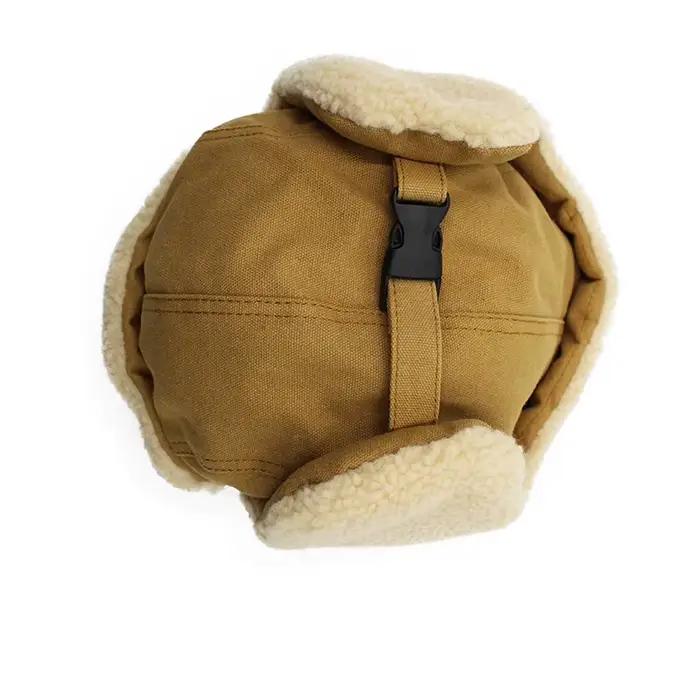 Casquette de Protection des oreilles en toile pour hommes et femmes