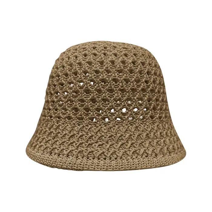 Bonnet en laine pour femmes, épais, chaud, oreille, tricot froid