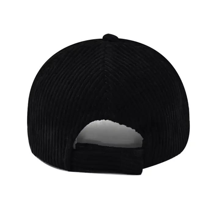 Casquette de baseball en velours côtelé gris beige FS pour hommes