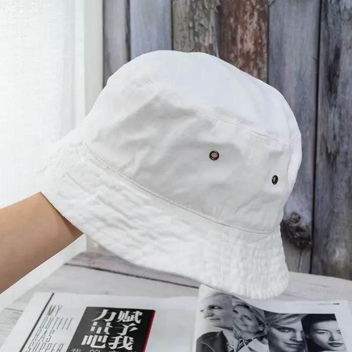 Nouveau unisexe seau chapeau mode lavé Denim casquette Design hommes Panama chapeaux femmes été en plein air décontracté crème solaire visière pêcheur casquettes