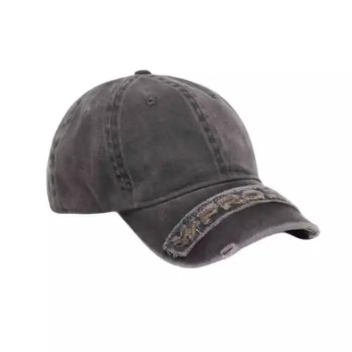 Casquette de baseball unisexe délavée et usée