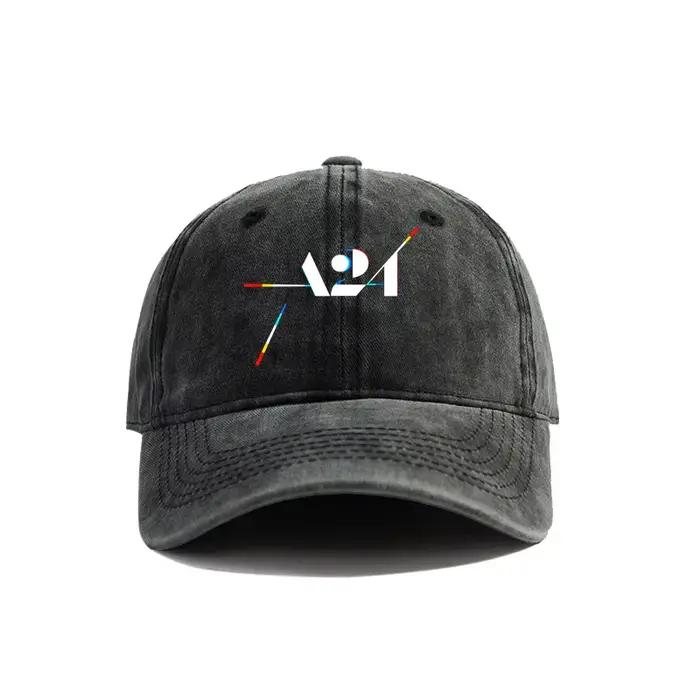 A24 casquettes de Baseball chapeaux en détresse casquette hommes femmes rétro en plein air été réglable