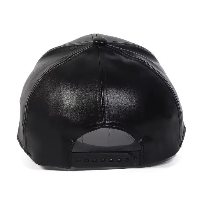 Casquette de baseball en cuir PU de marque de luxe FS pour hommes