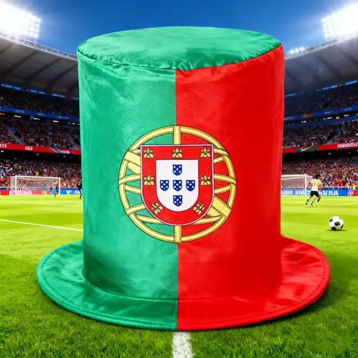 Chapeau haut-de-forme d'équipe nationale pour événements de football et célébrations festives occasions spéciales