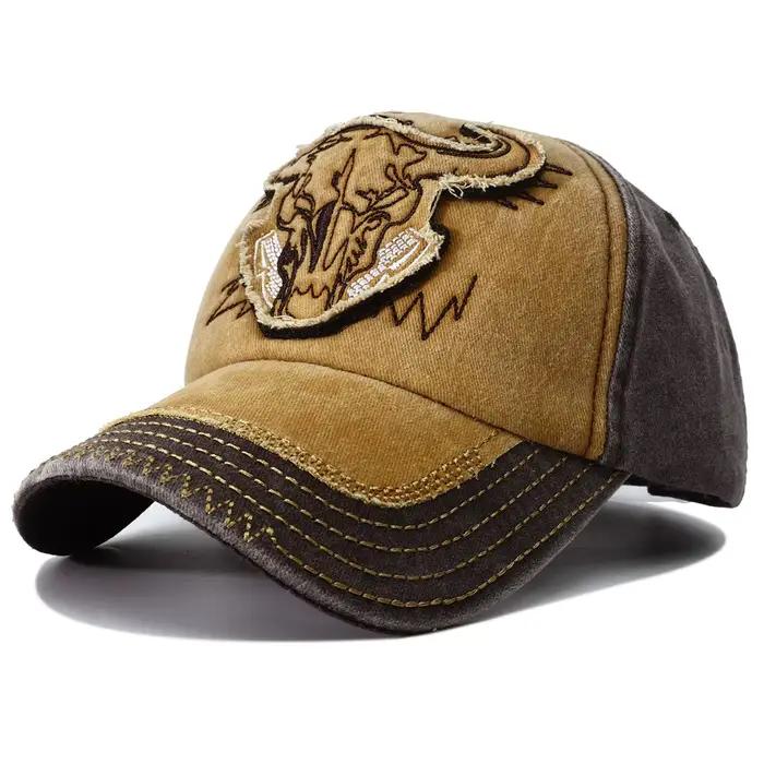 Nouvelle Casquette de Baseball en Jean Délavé Style Hip Hop Vintage 2026