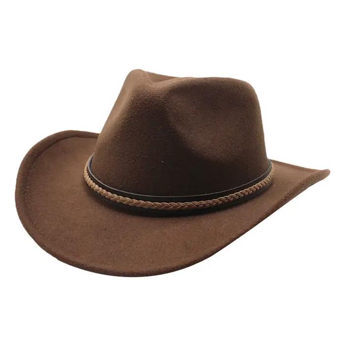 Chapeaux de cowgirl rétro classiques pour hommes et femmes