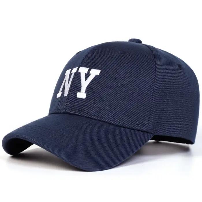 Casquettes de baseball unisexes brodées NY