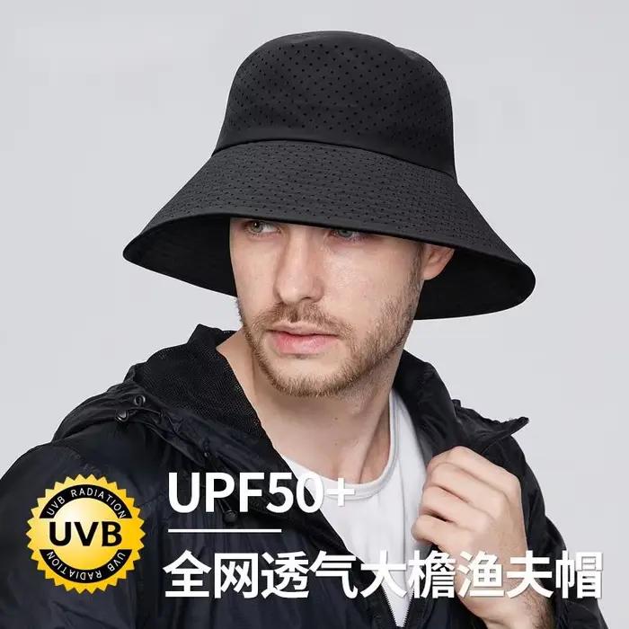 Chapeau de soleil surdimensionné à grande tête pour hommes et femmes