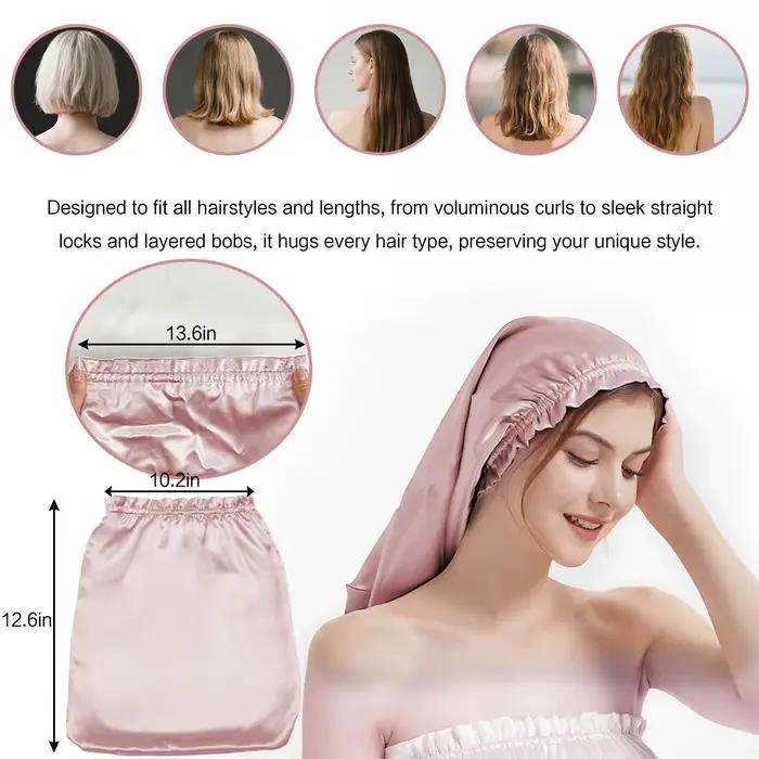 Bonnet en soie de mûrier 100% Pure pour femmes endormies