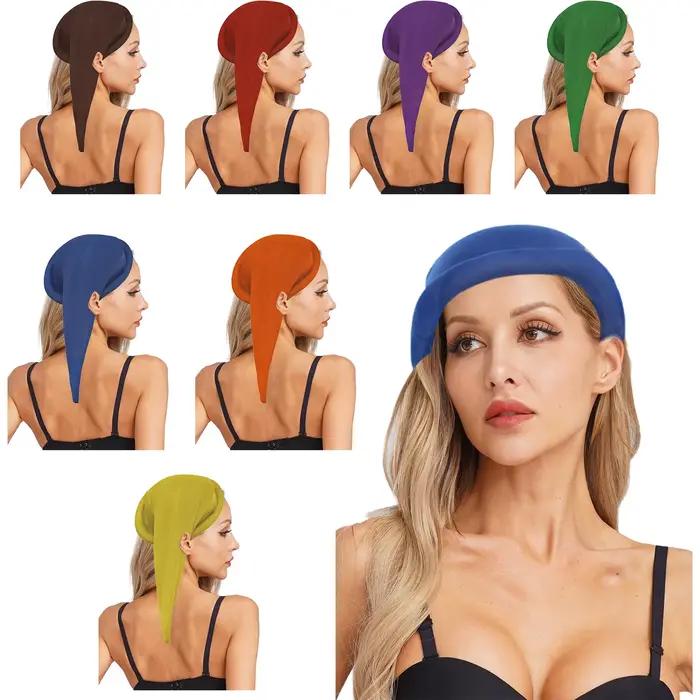 Chapeau d'elfe de Noël garniture rembourrée pointu pour hommes et femmes accessoire de fête Noël Halloween carnaval mascarade