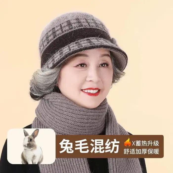 Casquette seau à nœud en forme de dôme pour femme