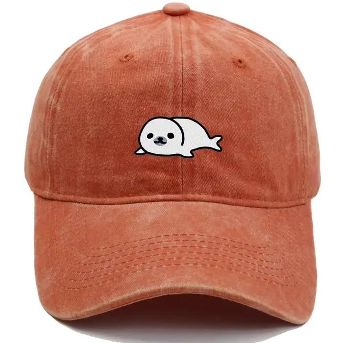 Dauphin broderie mode casquettes de Baseball pour hommes Casquette Style Streetwear femmes chapeau Snapback