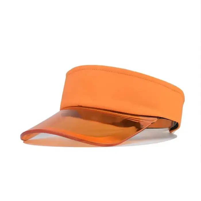 Chapeau de soleil vide en plastique Transparent