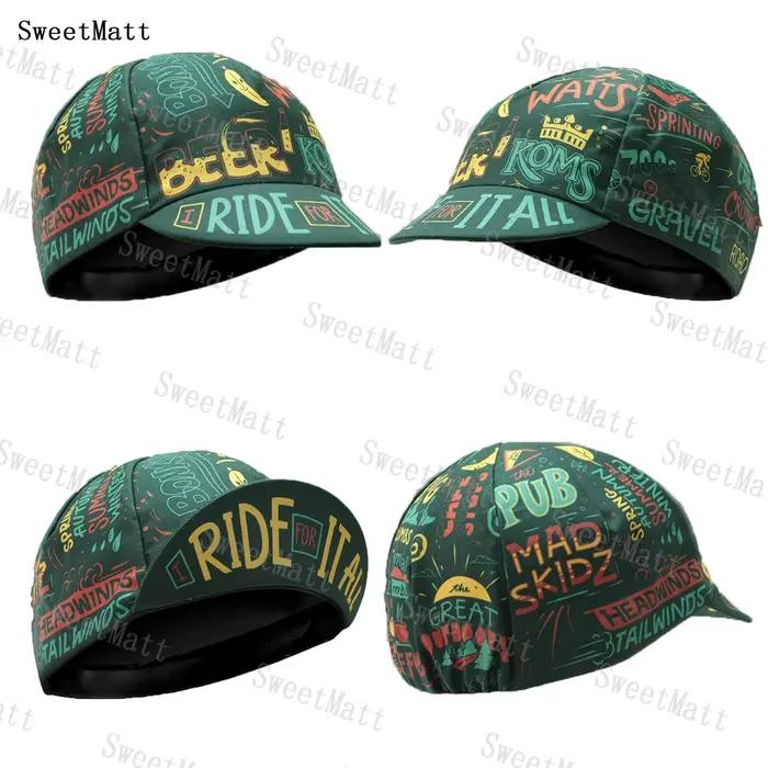 Mesurost Matt-Casquette de cyclisme rétro classique
