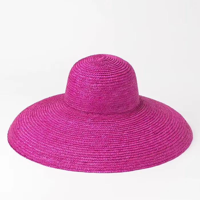 Chapeau de paille en forme de Script pour dames