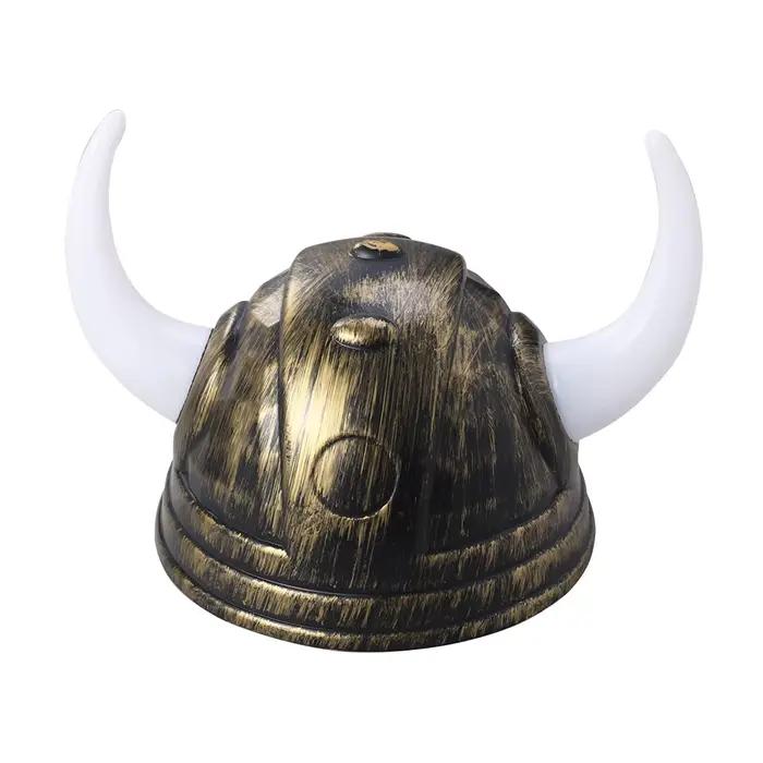 Chapeau de Corne de Bœuf de Buffle Viking Médiéval pour Adulte