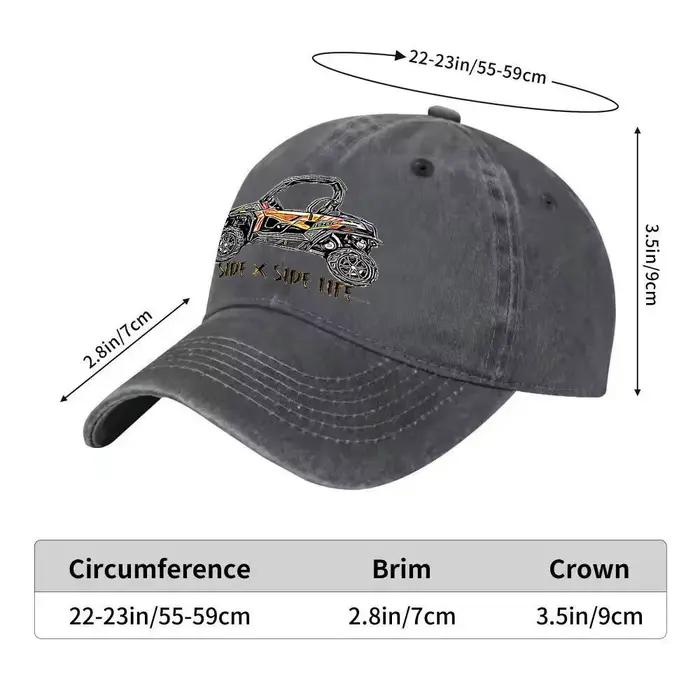 Casquette de baseball imprimée 1 SIDE X SIDE LIFE
