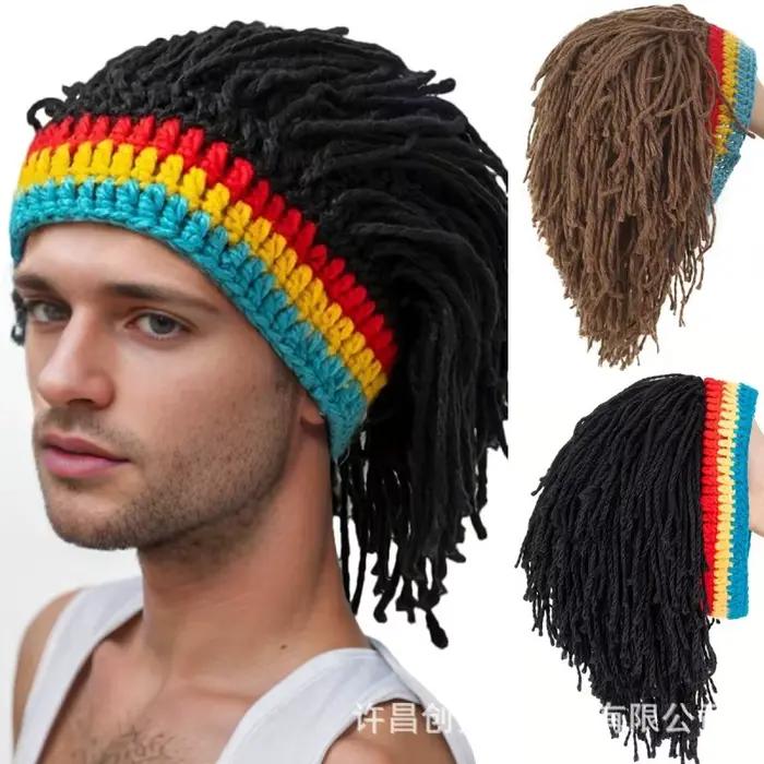 Chapeau tricoté artisanal original style dreadlocks