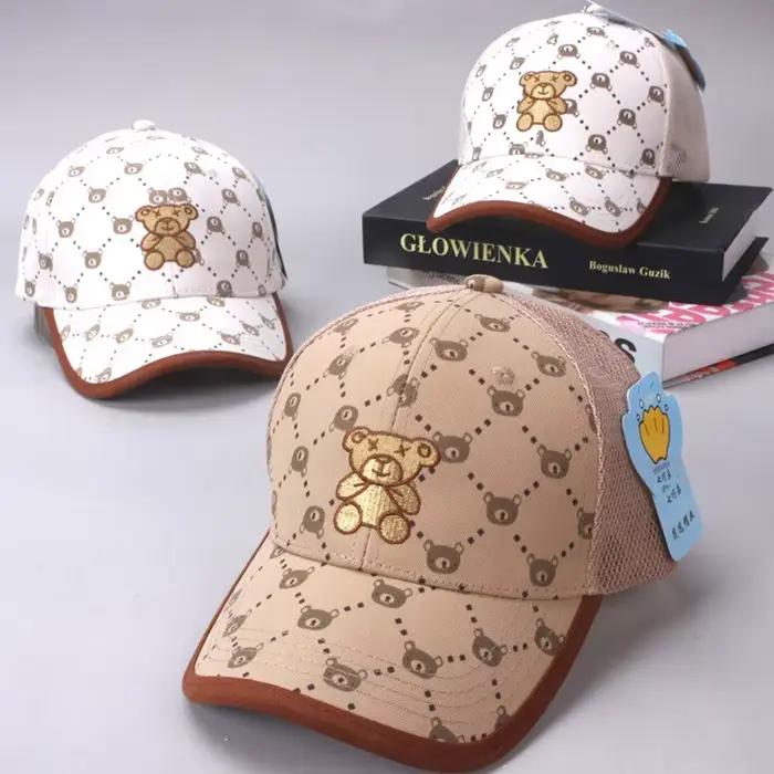 Casquette de dessin animé mignonne pour enfants, casquette de baseball, streetwear, ajustement confortable, 3 à 10 ans, occasionnels, été, printemps, kaki, gris foncé, bleu, vert