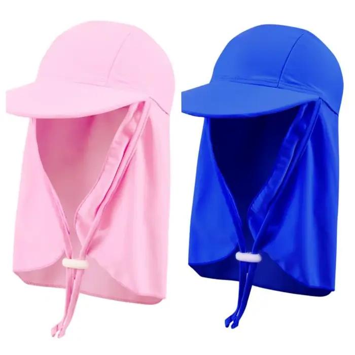 Chapeau de soleil anti-UV multicolore pour enfants