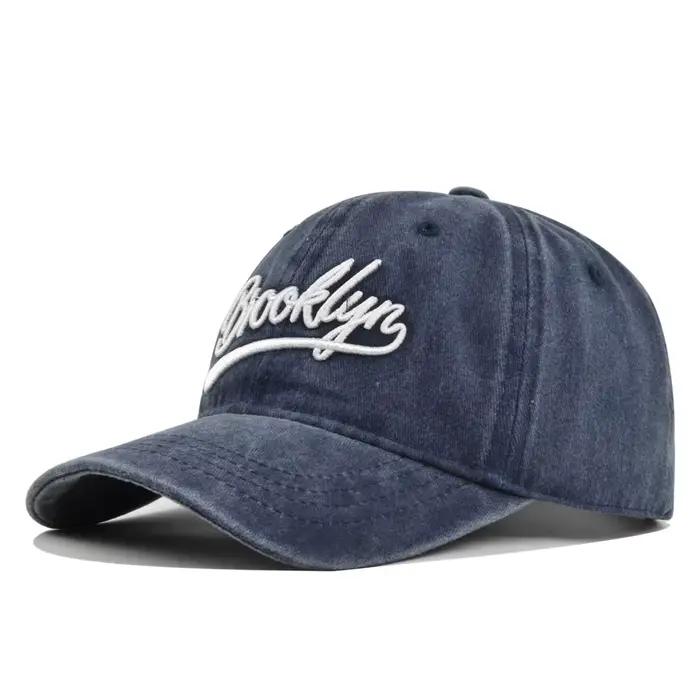 Brooklyn casquettes de Baseball broderie respirant Style rétro unisexe confort à la mode