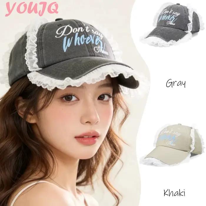 Casquettes de baseball vintage américaines brodées avec lettres