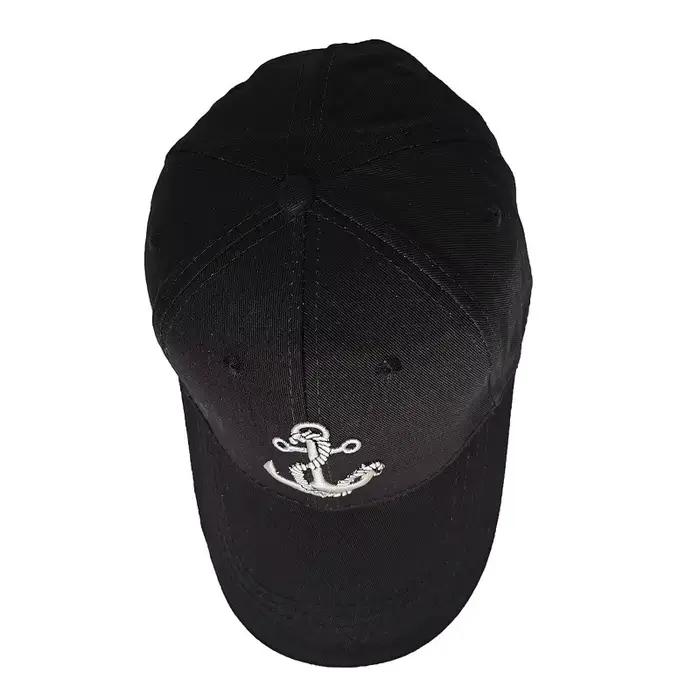 Casquette noire chapeau de marin pour hommes casquettes de Baseball mode ancre brodé coton femmes Sport de plein air décontracté Snap Back Hiphop chapeaux de soleil