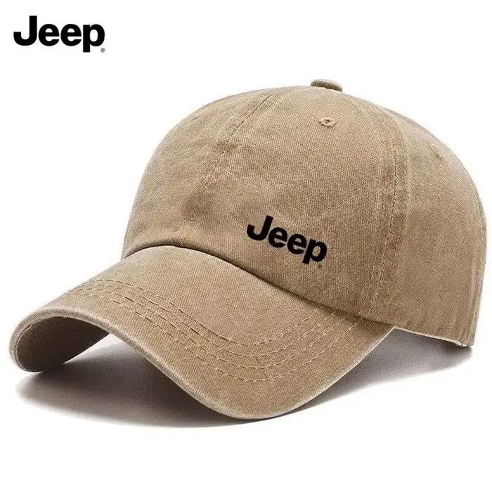 Casquette de baseball en tissu rétro lavé pour hommes et femmes