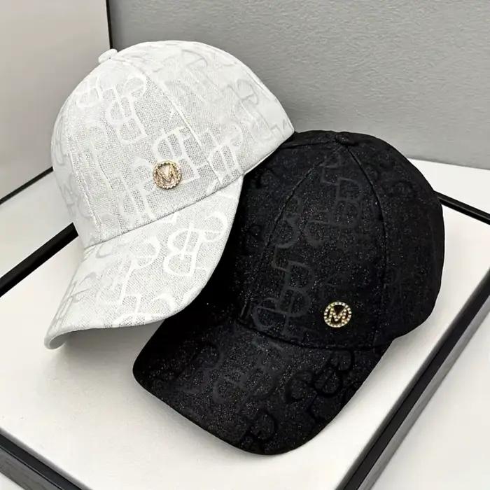 Casquette de baseball pour femme avec logo brodé ajustable