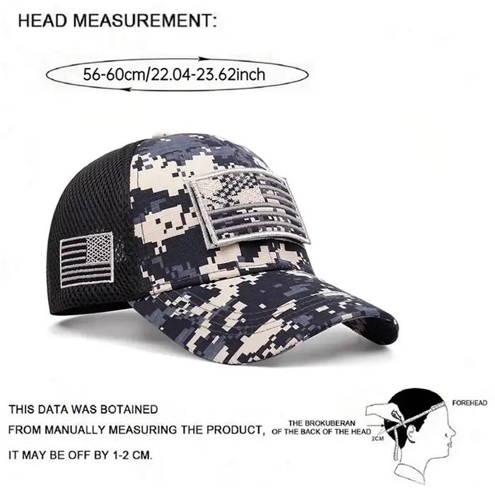 2025 mode nouveau chapeau de baseball brodé drapeau américain maille